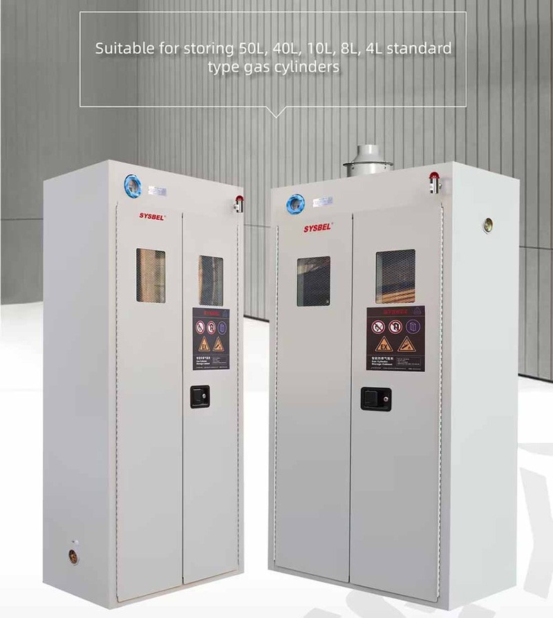 Intelligent explosionproof gas cylinder safety cabinets